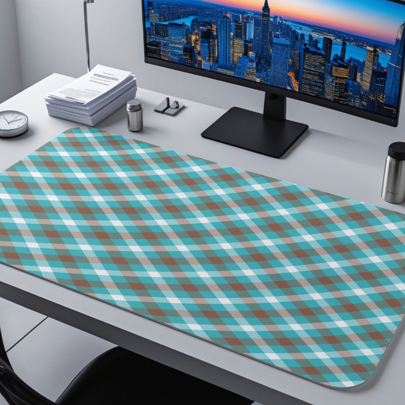 Polyester Desk Pad, 14.4x12.1