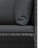 23.6" Wide Square Patio Sofa with Cushions