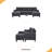 Upholstered Modular Sectional With 2 Ottomans-1027499304