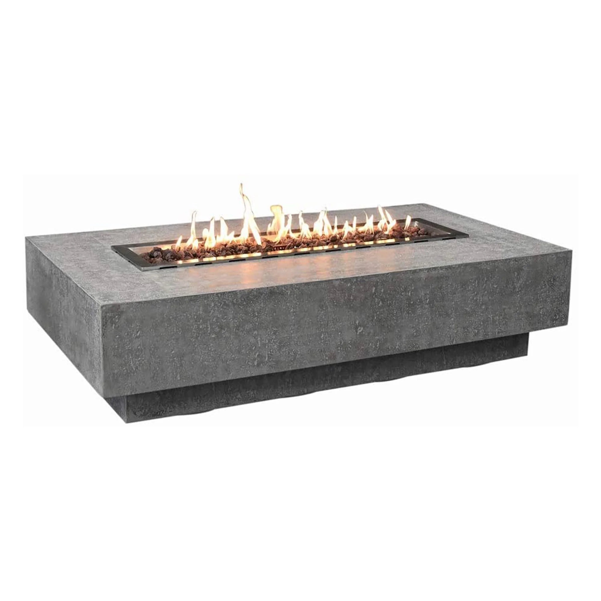 EcoSmart Fire Hampton 56 In Concrete Outdoor 45,000 Btu Natural Gas ...