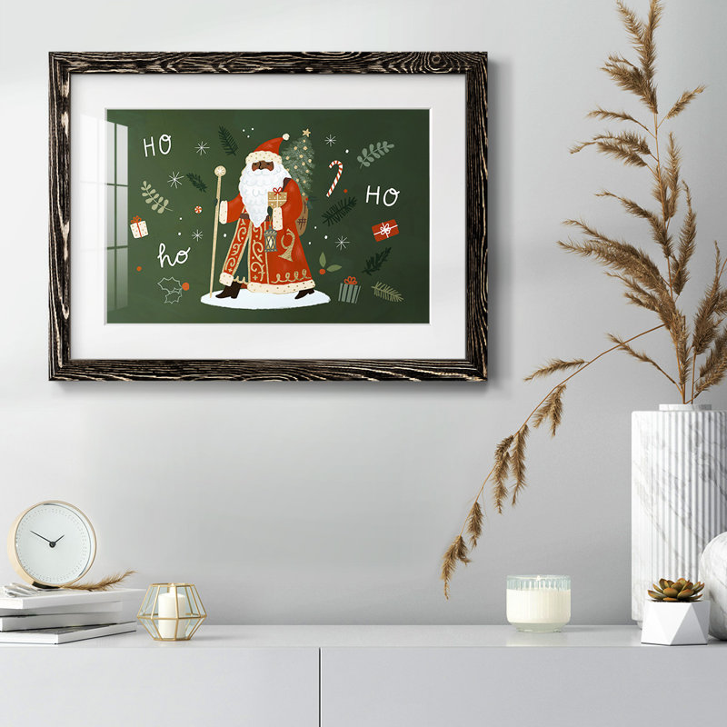 Little St. Nick Collection A, reproduction encadrée sur papier, H 14 po x l 20 po x P 1,5 po, Noir