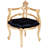 French Slipper Corner Chair