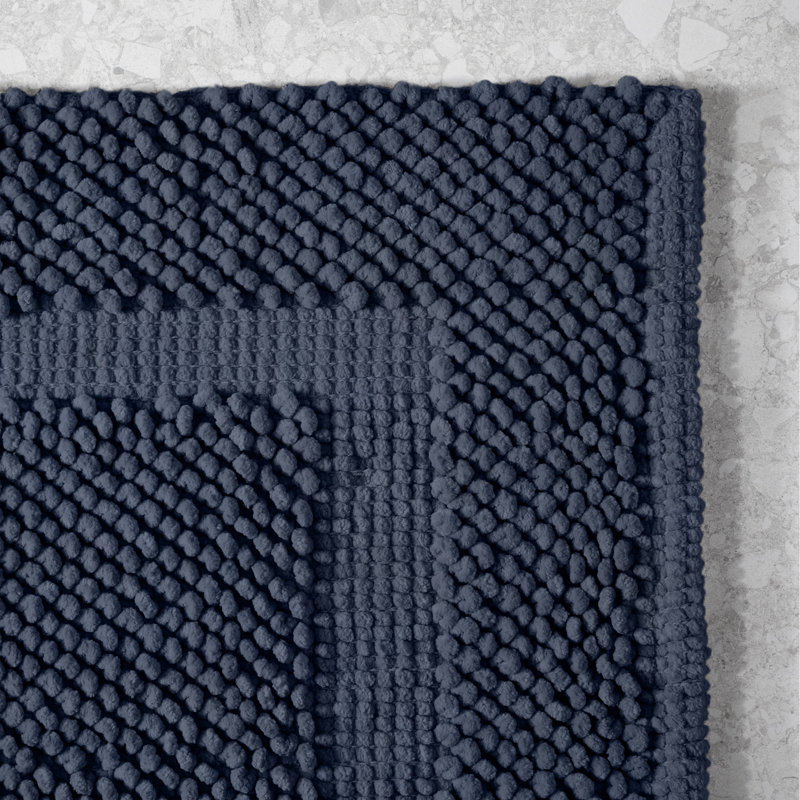 Payten Classic Cotton Bath Mat, Cappuccino, Set of 2 - 17" W x 24"L / 20"W x 32"L
