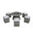Perkins 6 - Person Outdoor Seating Group With Cushions