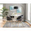 Chaise en métal et similicuir-125535662-125535664