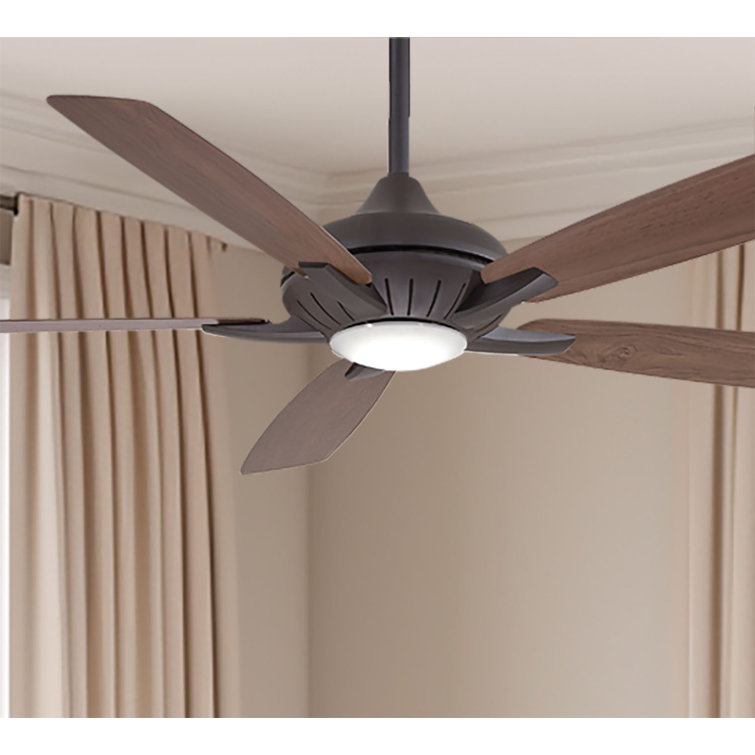 60" Dyno 5 - Blade LED Smart Standard Ceiling Fan with Remote Control and Light Kit Included