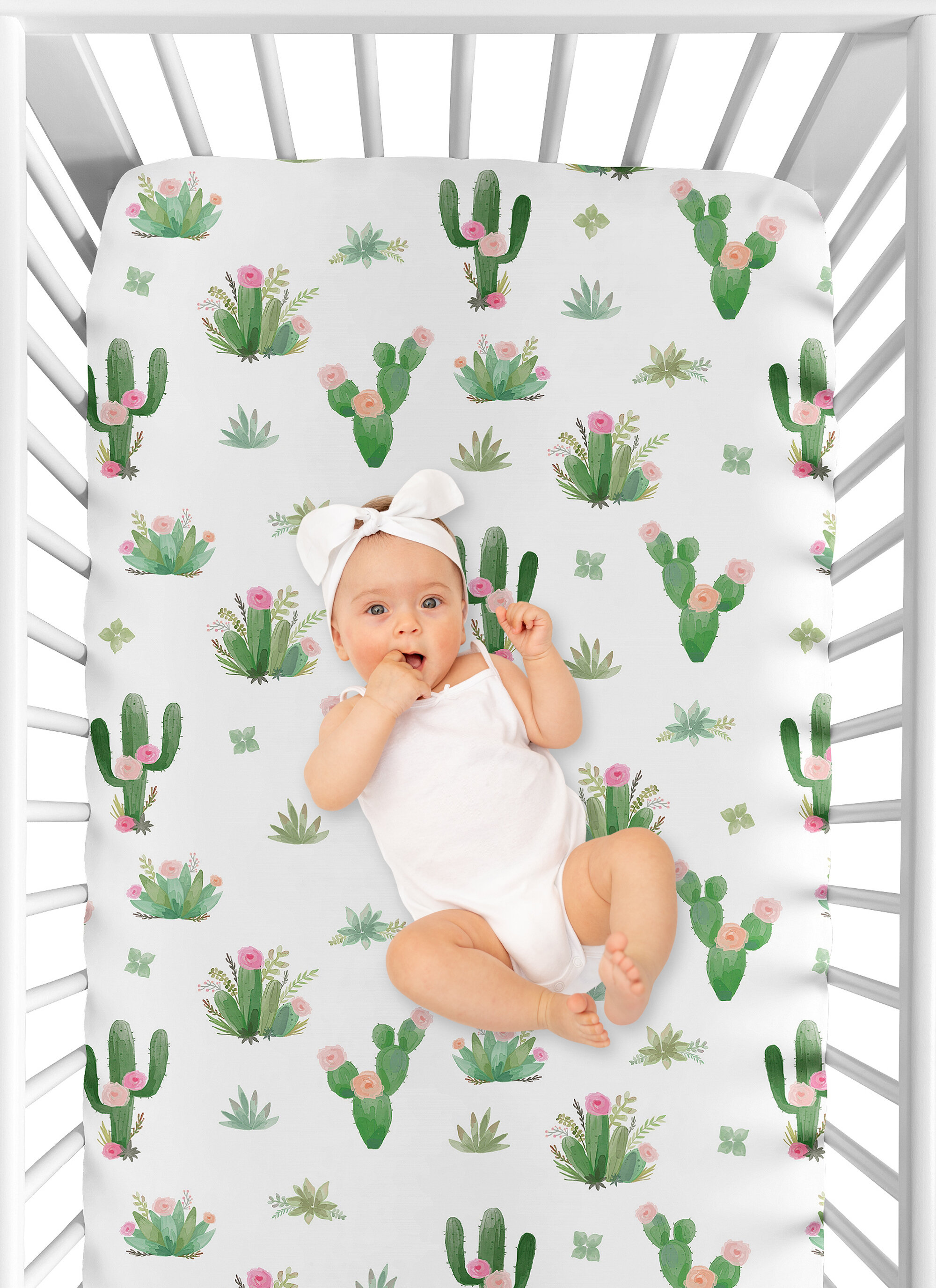 Cactus baby crib store sheets