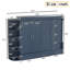 Lit plateforme double pleine grandeur avec tablette, armoires latérales et tiroirs, cadre de lit Space Saver, bleu-1954714178-1954714179