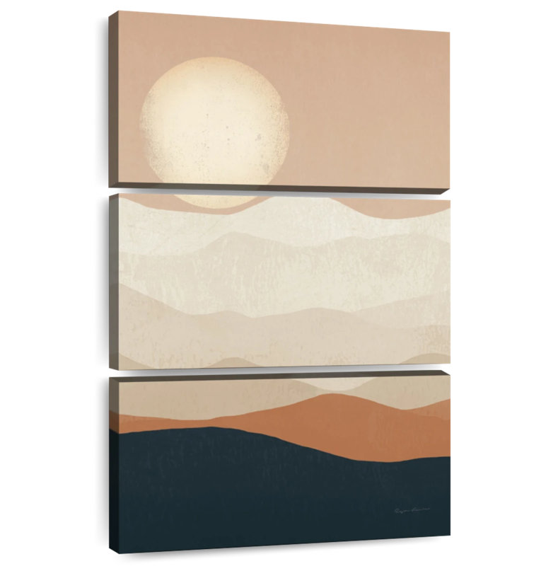 Avery Mojave Mountains And Moon, 50" H x 32" W