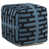 Laine bleue / noire est en rupture de stock
