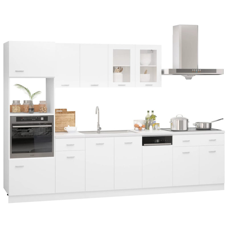 Lyon Kitchen Cabinet Set Lyon, White