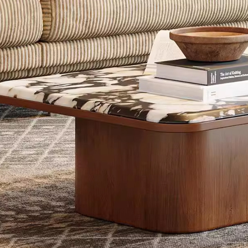 Combinaison de table basse minimaliste Design, H 15,74 po x L 47,24 po x l 23,62 po