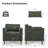 Carlaya Upholstered Accent Chair With Pillow-445497643