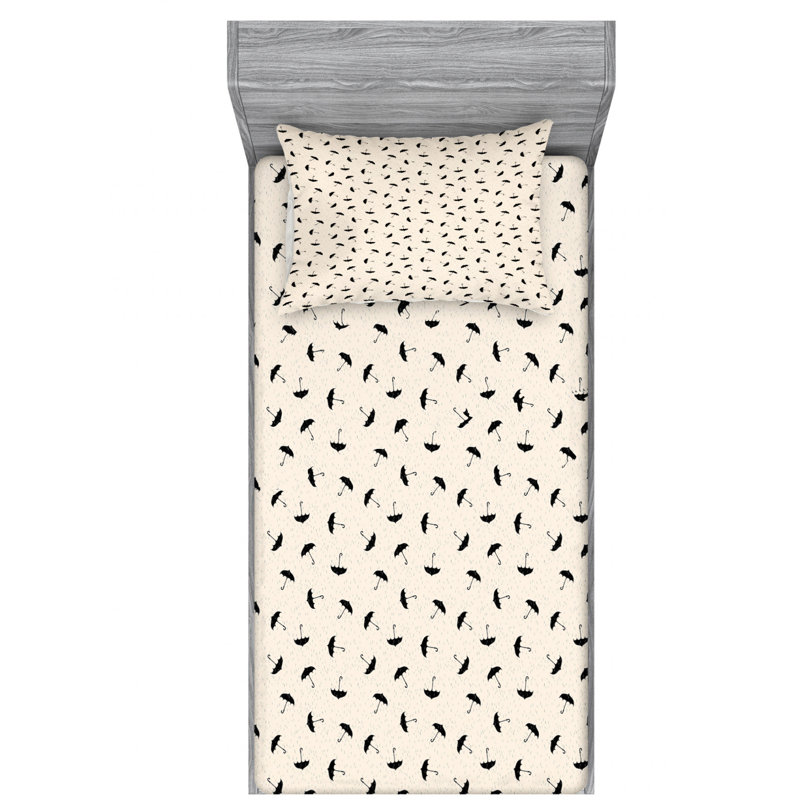 Microfiber Sheet Set, Twin XL Sheet Set with Fitted Sheet