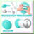 Fiesta Fun 2nd Birthday Party Pack Decorations