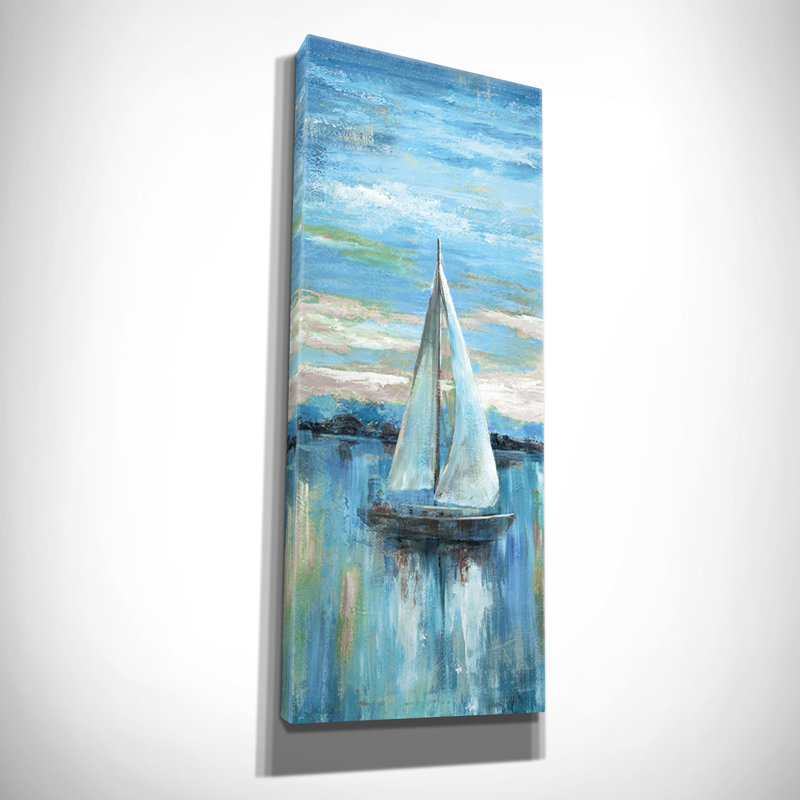 «Evening Bay II», reproduction sur toile tendue, H 8 po x l 24 po x P 1,5 po