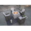 Ensemble de conversation pour 4 personnes avec coussins