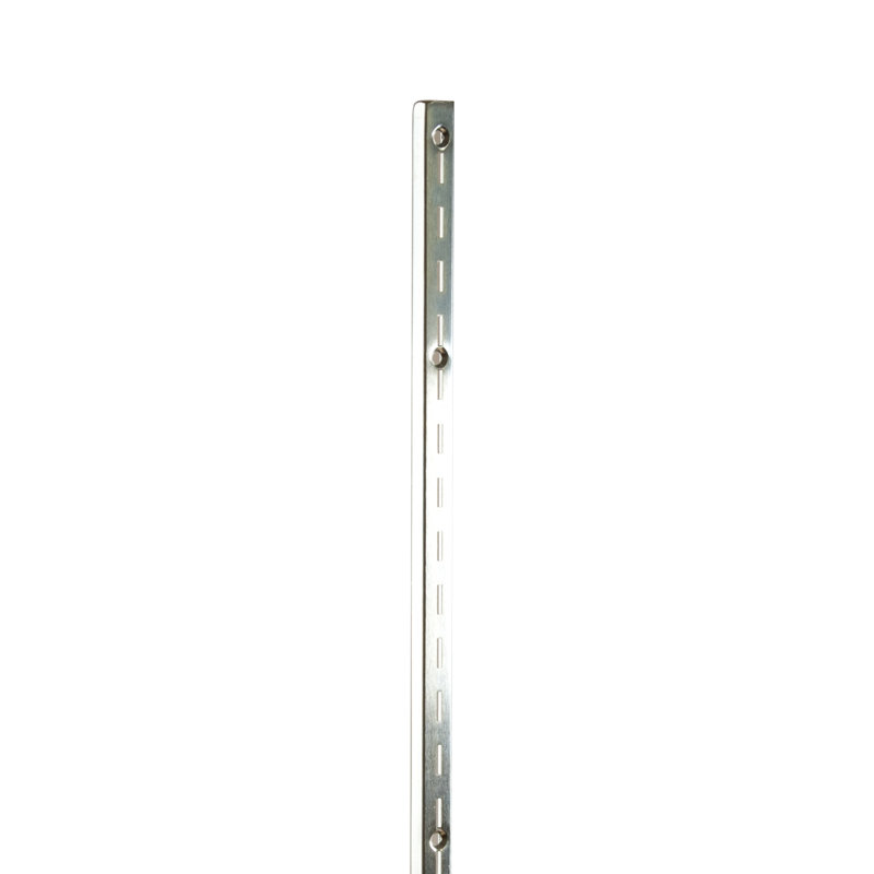 96 po lourd à fente simple standard, Chrome chrome, H 60 po x l 0,69 po x P 0,41 po