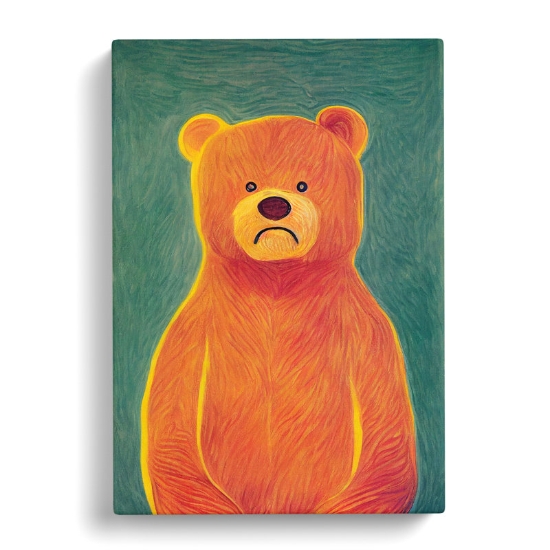 Teddy Bear - Wrapped Canvas, 60cm H x 40cm W x 3cm D