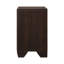 Table de chevet avec 2 tiroirs foncés - Convient à tous les styles de chambre à coucher