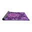 Tapis floral en laine mauve-1728566596