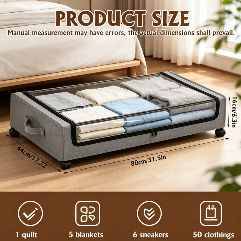Rebrilliant Underbed Storage