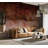 Peel & Stick Wall Mural - Brown Concrete Expression-1173118211