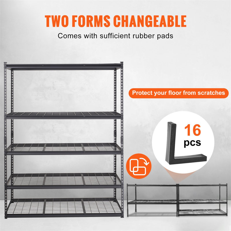 Storage Shelving Unit, 78" H x 60" W x 24" D