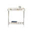 Table d'appoint en bois avec plateau en bois, blanc