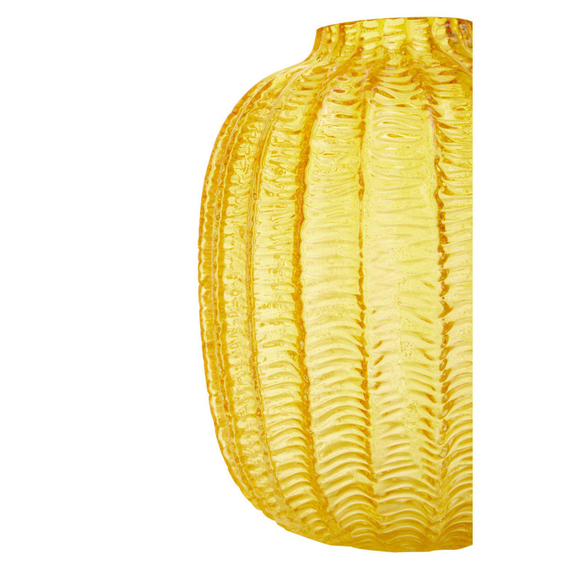 Samak Handmade Glass Table Vase, 20cm H x 15cm W x 15cm D