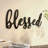 Blessed Wall Decor - Decorative 3D Metal Cutout - Word Art Sign for Modern Rustic and Vintage Farmhouse Decor by Lavish Home