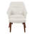Khristen Faux Leather Accent Chair with Ottoman-733324618