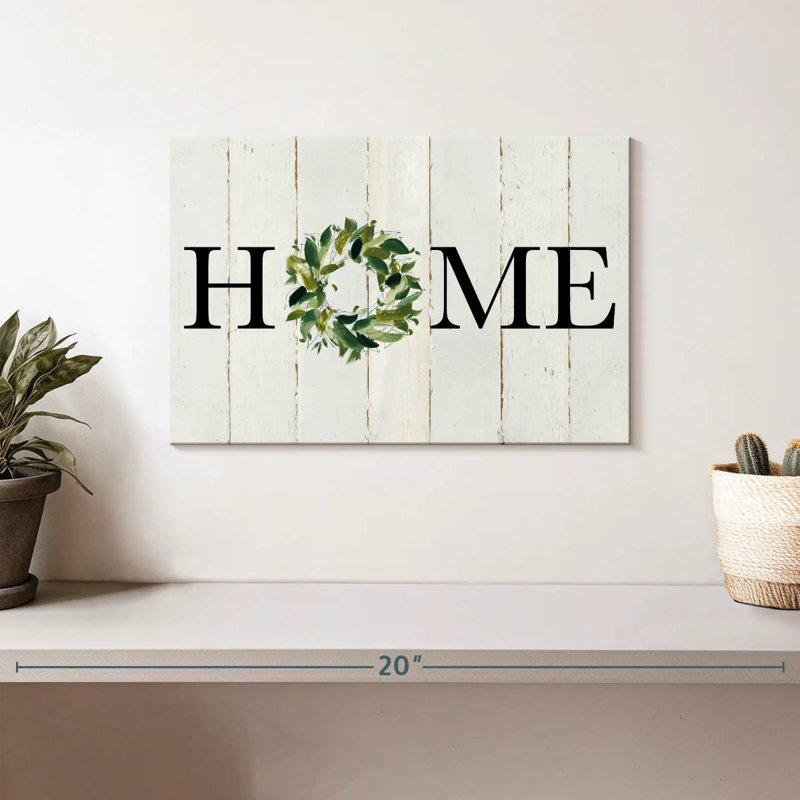 Plaque murale Khylige Home I, H 8 po x l 12 po