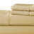 Southshore Fine Linens Vilano Extra Deep Pocket Pleated Sheet Set, Double-Brushed Microfiber 21-Inch Deep Pocket Sheets with Pleated Hem, 2 Pillowcases, King, Gold-2016060810-2016060805