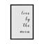 «Love by the Moon», art textuel sur toile-29681548-74403012-74403013