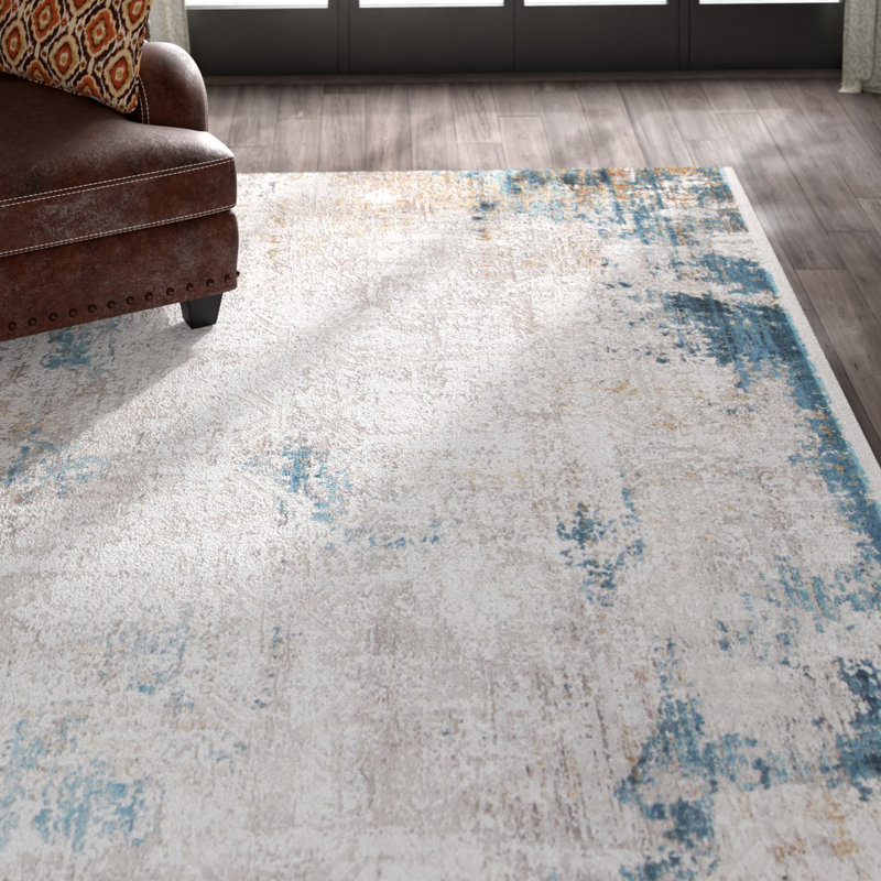 Whitten Abstract Indoor Rug, Rectangle 7'9" x 11'