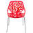 Asbury Stackable Dining Chair with Floral Cutout Back and Stainless Steel Legs – Modern Metal Side Chair for Kitchen, Dining Room, or Restaurant-231083503