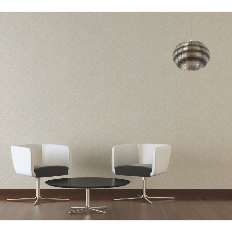Rouleau de papier peint L 33 pi x l 21 po, Beige / Crème