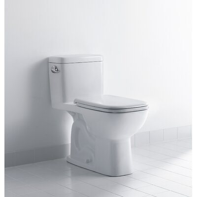 D-Code 1.28 GPF Elongated One-Piece Toilets (Seat Not Included) -  Duravit, 0113010001