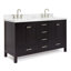 Ensemble de meuble-lavabo double 61 "avec miroir Amariani-25822829