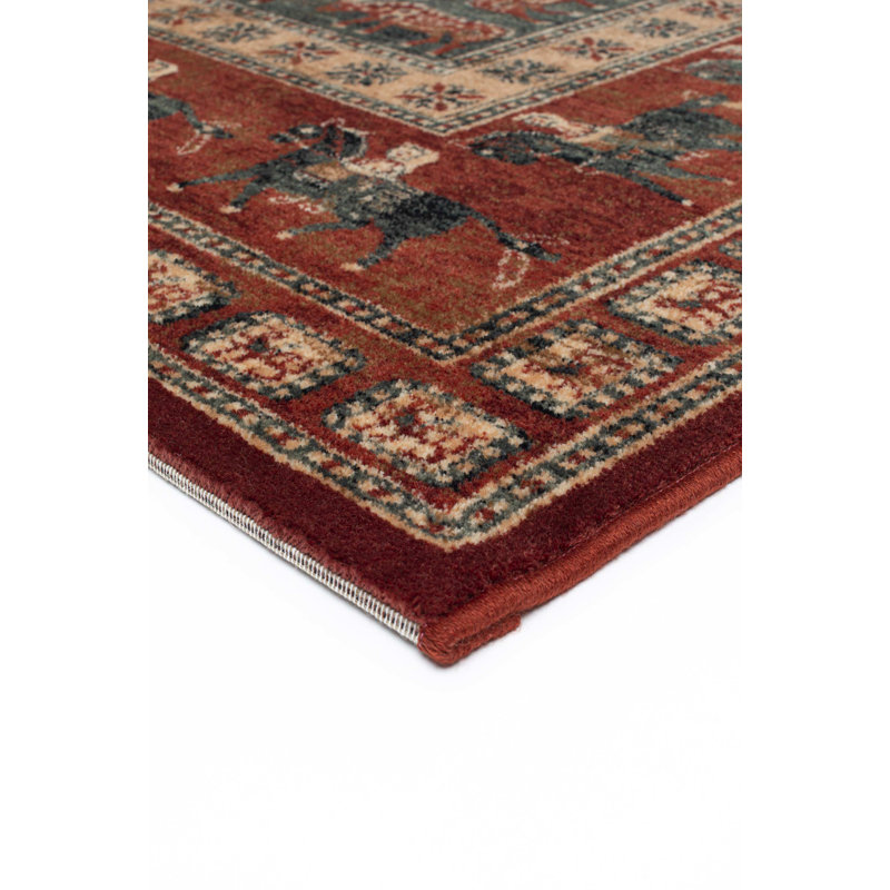Abbeville Oriental Wool Area Rug, Runner 67 x 275cm