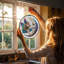 Patriotic Window Panel-539419497