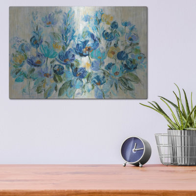 " Scattered Blue Flowers " by Silvia Vassileva