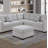Sectional sofa with footstool