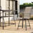 4 Person Swiveling Dining Set With Bar Table-367080691