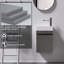 Petit meuble-lavabo mural moderne avec lavabo Modern