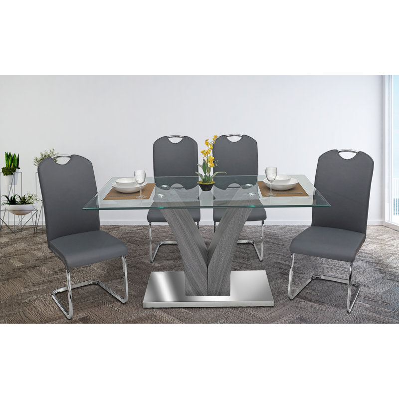 Ensemble repas pour 4 personnes Othinkar, Gris