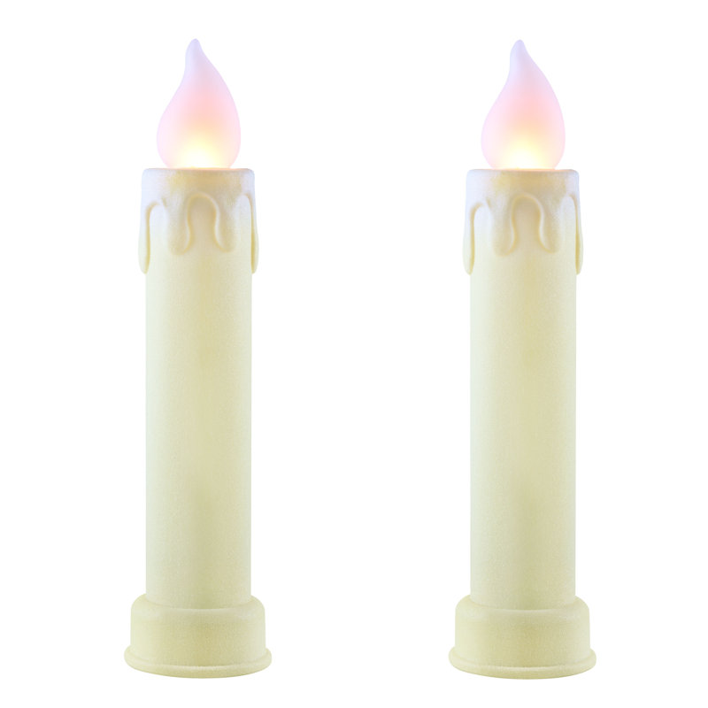 24" Blow Mold Candles - Ivory