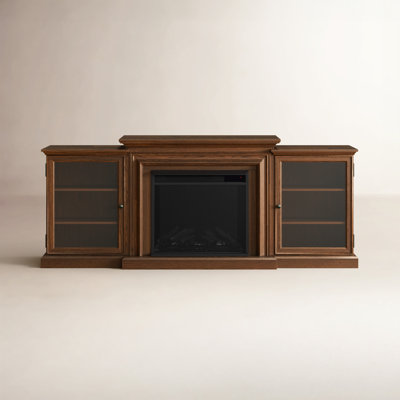Frederick 72" TV Stand with Fireplace