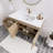 41.73228'' Single Bathroom Vanity with Acrylic Top-50066963